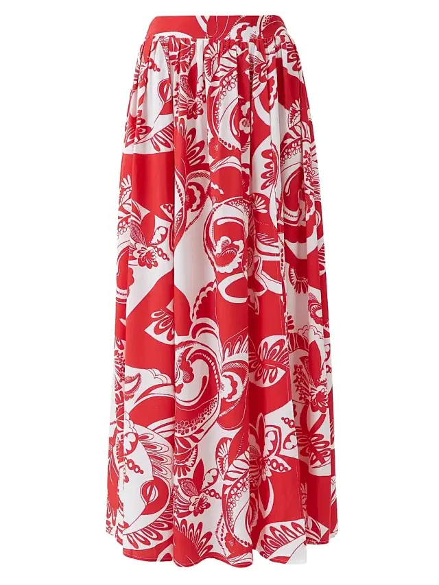 Women's High Summer Shiloh Printed Maxi Skirt - Floral