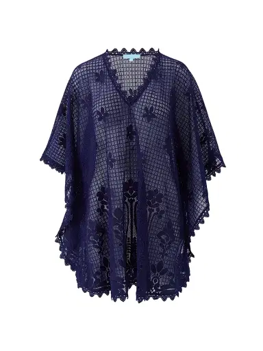Melissa Odabash Women's High Summer Josie Caftan - Navy | Thumbnail 1