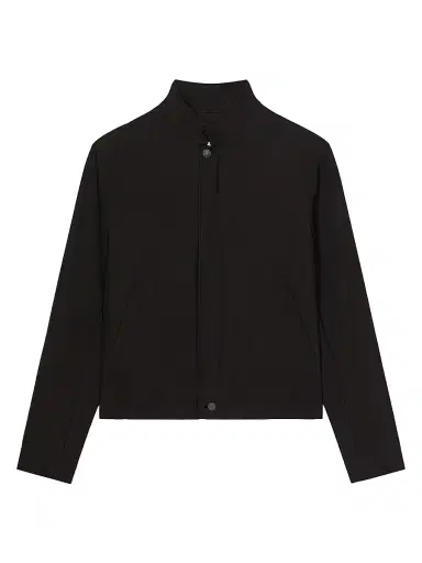 Givenchy Men's Blouson Jacket in Mix Cotton with Photographic Negative Print - Black White | Thumbnail 1