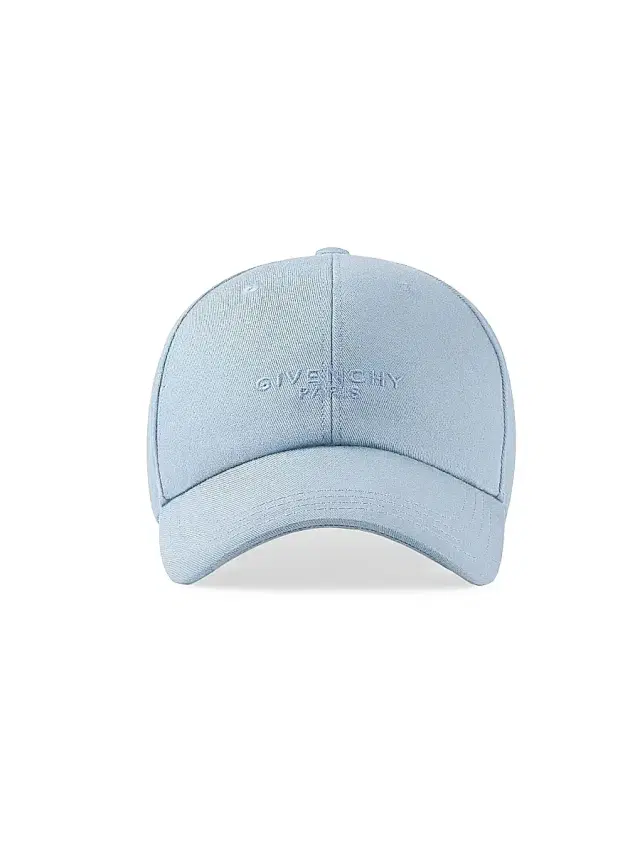 Men's Paris Embroidered Cap in Cotton - Light Blue