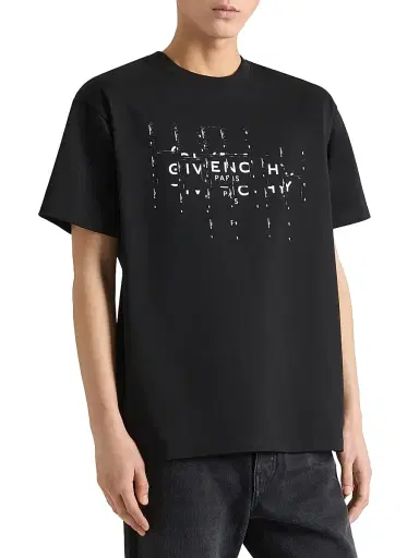 Givenchy Men's T-Shirt in Cotton with Photographic Negative Print - Black - Size XXL | Thumbnail 4 Givenchy Men's T-Shirt in Cotton with Photographic Negative Print - Black - Size XXL | Thumbnail 4