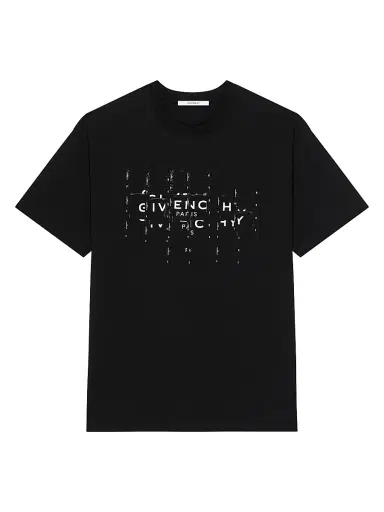 Givenchy Men's T-Shirt in Cotton with Photographic Negative Print - Black - Size XXL | Thumbnail 1 Givenchy Men's T-Shirt in Cotton with Photographic Negative Print - Black - Size XXL | Thumbnail 1