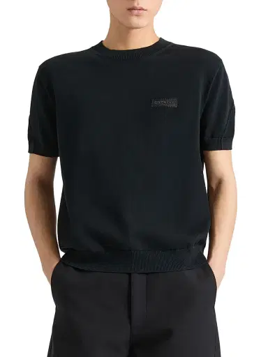 Givenchy Men's Couture Seam T-Shirt in Knit with Gros Grain Detail - Black - Size XXL | Thumbnail 3 Givenchy Men's Couture Seam T-Shirt in Knit with Gros Grain Detail - Black - Size XXL | Thumbnail 3
