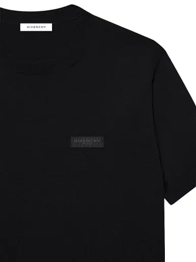 Givenchy Men's Couture Seam T-Shirt in Knit with Gros Grain Detail - Black - Size XXL | Thumbnail 4 Givenchy Men's Couture Seam T-Shirt in Knit with Gros Grain Detail - Black - Size XXL | Thumbnail 4