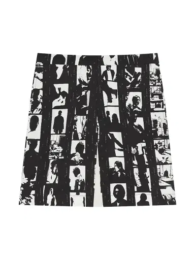 Givenchy Men's Bermuda Shorts with Photographic Negative Print | Thumbnail 1