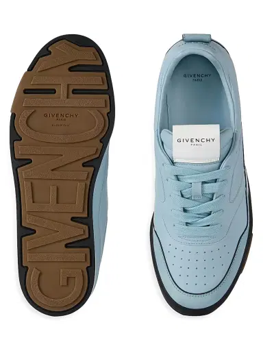 Givenchy Men's Yard Sneakers in Leather - Sky Blue Black - Size 13 | Thumbnail 4 Givenchy Men's Yard Sneakers in Leather - Sky Blue Black - Size 13 | Thumbnail 4