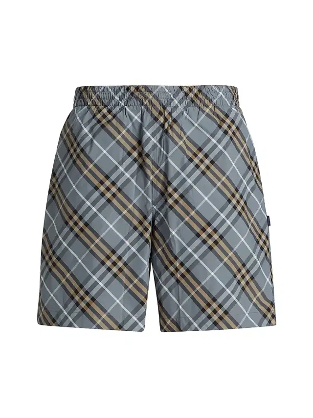 Burberry Men's Checked Swim Shorts - Wave Blue Check