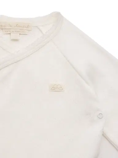 Marie-Chantal Baby's Pointelle Cotton Bodysuit - White - Size 18 Months | Thumbnail 2 Marie-Chantal Baby's Pointelle Cotton Bodysuit - White - Size 18 Months | Thumbnail 2