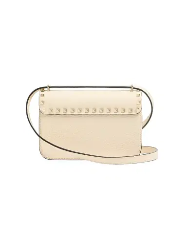 Valentino Garavani Women's Rockstud Shoulder Bag in Grainy Calfskin - | Thumbnail 2