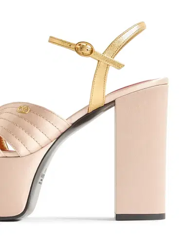 Valentino Garavani Women's Sandals with 125MM Crasher Platform in Satin | Thumbnail 6 Valentino Garavani Women's Sandals with 125MM Crasher Platform in Satin | Thumbnail 6