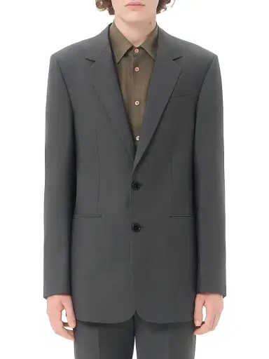 Valentino Garavani Men's Single-Breasted Wool Jacket - Dark Grey - Size 38 | Thumbnail 3 Valentino Garavani Men's Single-Breasted Wool Jacket - Dark Grey - Size 38 | Thumbnail 3