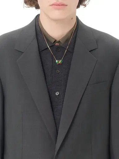 Valentino Garavani Men's Single-Breasted Wool Jacket - Dark Grey - Size 38 | Thumbnail 6 Valentino Garavani Men's Single-Breasted Wool Jacket - Dark Grey - Size 38 | Thumbnail 6