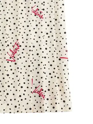 Valentino Garavani Women's Plusdepois Bubble Print Crepe De Chine Skirt - Vanilla Multi - Size 6 | Thumbnail 6 Valentino Garavani Women's Plusdepois Bubble Print Crepe De Chine Skirt - Vanilla Multi - Size 6 | Thumbnail 6