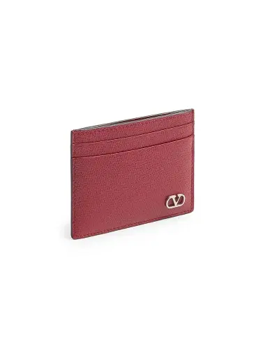 Valentino Garavani Men's VLogo Signature Card Holder in Grainy Calfskin | Thumbnail 2 Valentino Garavani Men's VLogo Signature Card Holder in Grainy Calfskin | Thumbnail 2