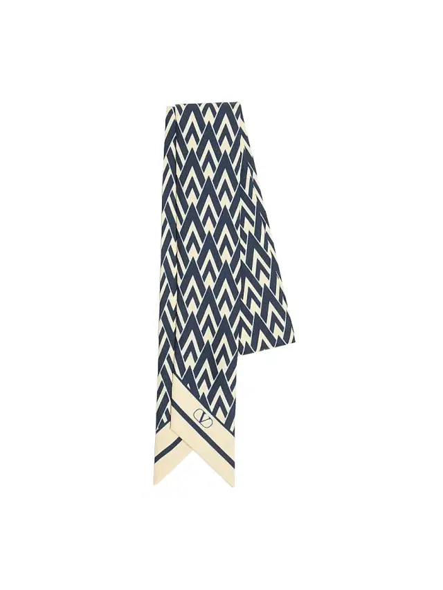 Valentino Garavani Women's Toute La V Silk Bandeau Scarf - Navy