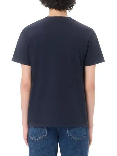 Valentino Garavani Men's Cotton T-Shirt with VLogo Embroidery - Navy - Size XXL | Thumbnail 5 Valentino Garavani Men's Cotton T-Shirt with VLogo Embroidery - Navy - Size XXL | Thumbnail 5
