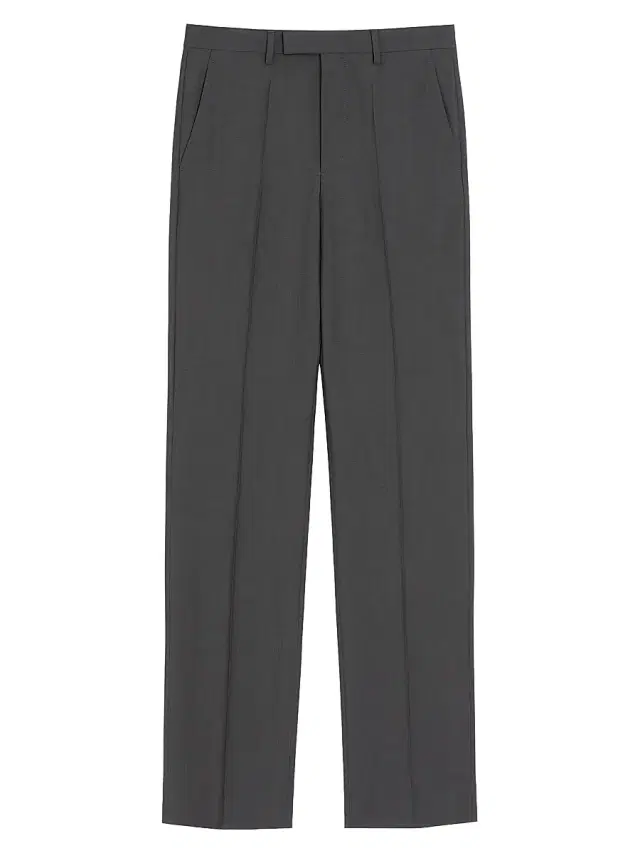 Valentino Garavani Men's Wool Pants - Dark Grey
