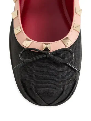 Valentino Garavani Women's Rockstud Mary-Jane Ballets - Black - Size 12 | Thumbnail 5 Valentino Garavani Women's Rockstud Mary-Jane Ballets - Black - Size 12 | Thumbnail 5