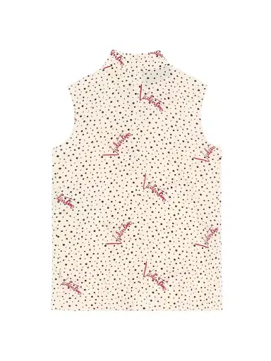 Valentino Garavani Women's Plus Bubble Top - Vanilla Multicolor - Size 2 | Thumbnail 2