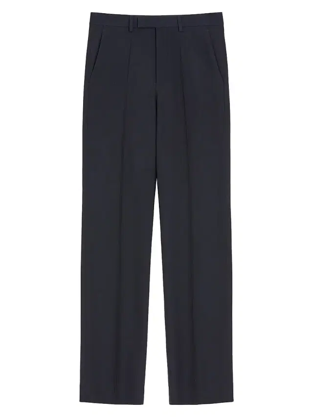 Men's Wool Pants - Dark Blue