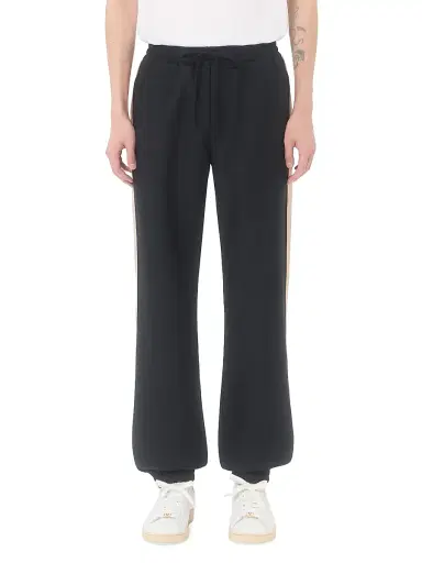 Valentino Garavani Men's Nylon Trousers with VGold | Thumbnail 3