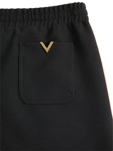 Valentino Garavani Men's Nylon Trousers with VGold | Thumbnail 6