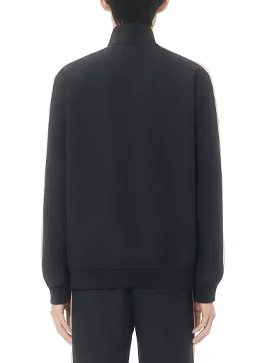 Valentino Garavani Men's Nylon Sweatshirt with VGold - Black Butter | Thumbnail 5
