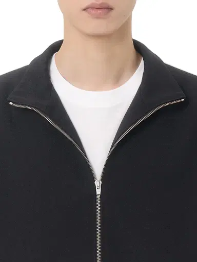 Valentino Garavani Men's Nylon Sweatshirt with VGold - Black Butter | Thumbnail 6