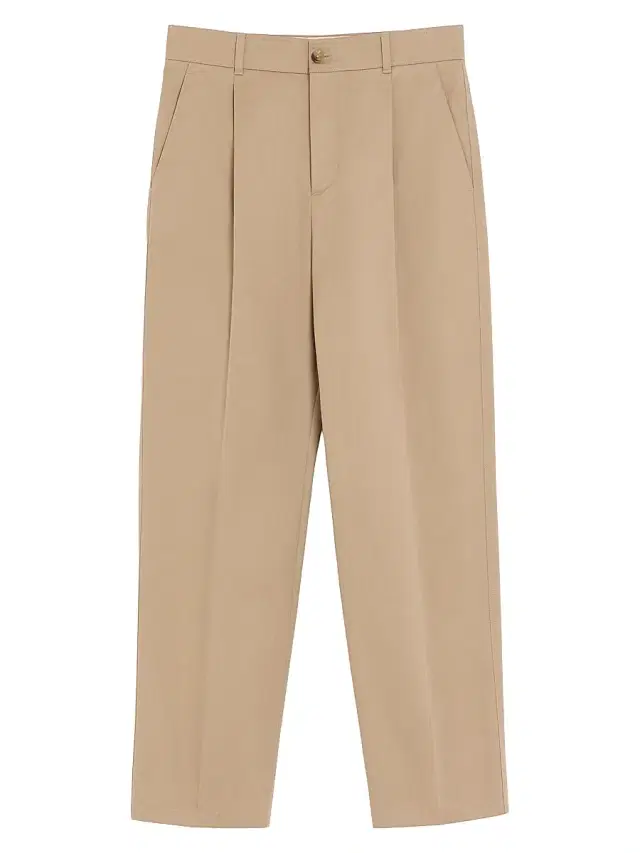 Valentino Garavani Men's Trousers in Cotton Gabardine with VLogo Embroidery - Beige