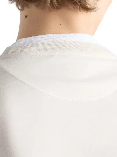 Prada Men's Long-Sleeved Cotton T-Shirt - Beige Khaki | Thumbnail 6