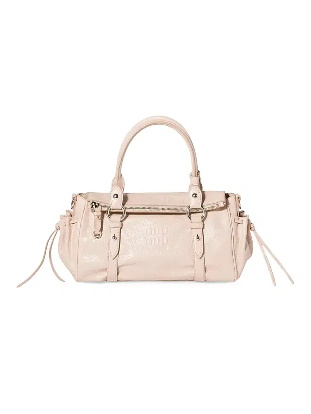 Miu Miu Women's Nappa Leather Top Handle Bag - Beige
