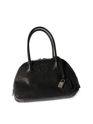 Miu Miu Women's Vivant Nappa Leather Top Handle Bag | Thumbnail 5 Miu Miu Women's Vivant Nappa Leather Top Handle Bag | Thumbnail 5