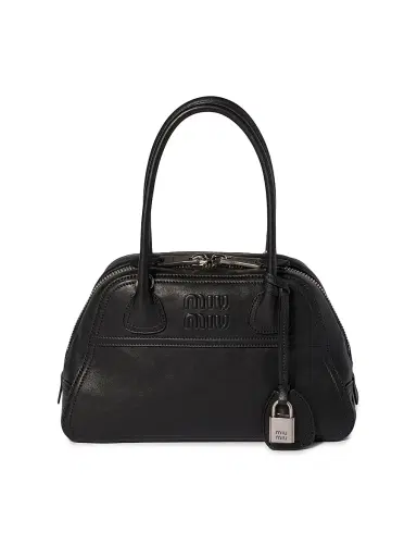 Miu Miu Women's Vivant Nappa Leather Top Handle Bag | Thumbnail 1 Miu Miu Women's Vivant Nappa Leather Top Handle Bag | Thumbnail 1