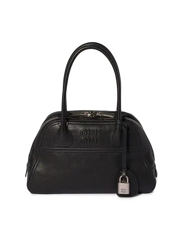 Miu Miu Women's Vivant Nappa Leather Top Handle Bag - Black
