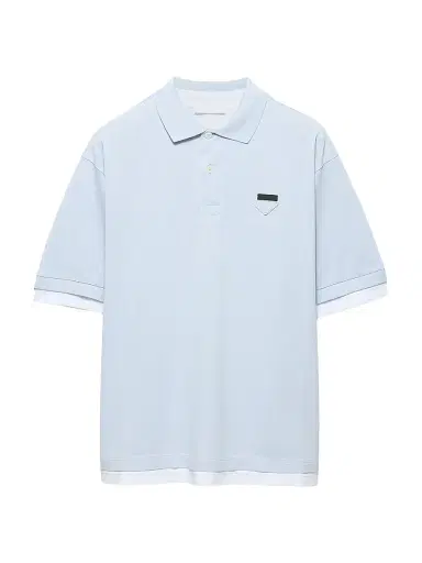 Prada Men's Cotton Polo Shirt - Blue - Size XXXL | Thumbnail 1