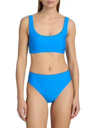 Ramy Brook Women's Enya Bikini Top - Ocean - Size Large | Thumbnail 3