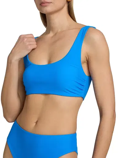 Ramy Brook Women's Enya Bikini Top - Ocean - Size Large | Thumbnail 5