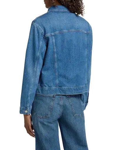 L'Agence Women's Celine Slim Femme Stretch-Cotton Jacket | Thumbnail 5