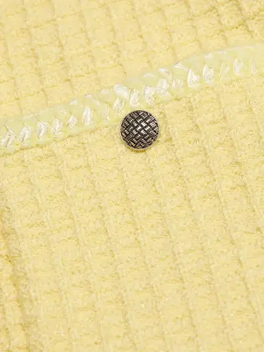 Milly Women's Saige Textured Knit Miniskirt - Yellow | Thumbnail 7