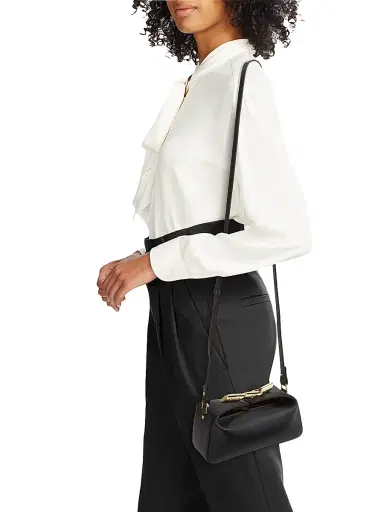 Lanvin Women's Haute Sequence Leather Crossbody Bag - Black | Thumbnail 2