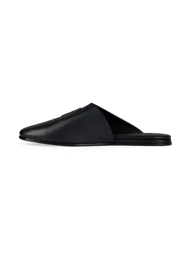 Givenchy Women's Label Flat Mules in Nappa Leather - Black | Thumbnail 3 Givenchy Women's Label Flat Mules in Nappa Leather - Black | Thumbnail 3