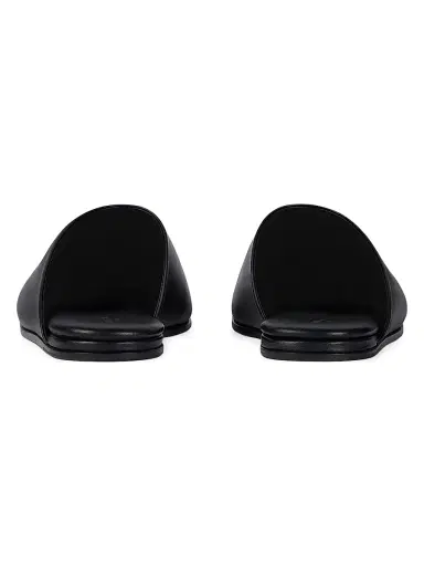 Givenchy Women's Label Flat Mules in Nappa Leather - Black | Thumbnail 5 Givenchy Women's Label Flat Mules in Nappa Leather - Black | Thumbnail 5