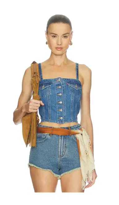 Levi's Denim Tube Top | Thumbnail 1 Levi's Denim Tube Top | Thumbnail 1