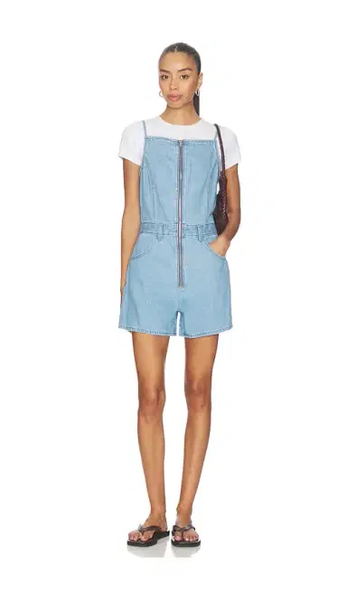 Levi's Square Neck Romper | Thumbnail 1 Levi's Square Neck Romper | Thumbnail 1