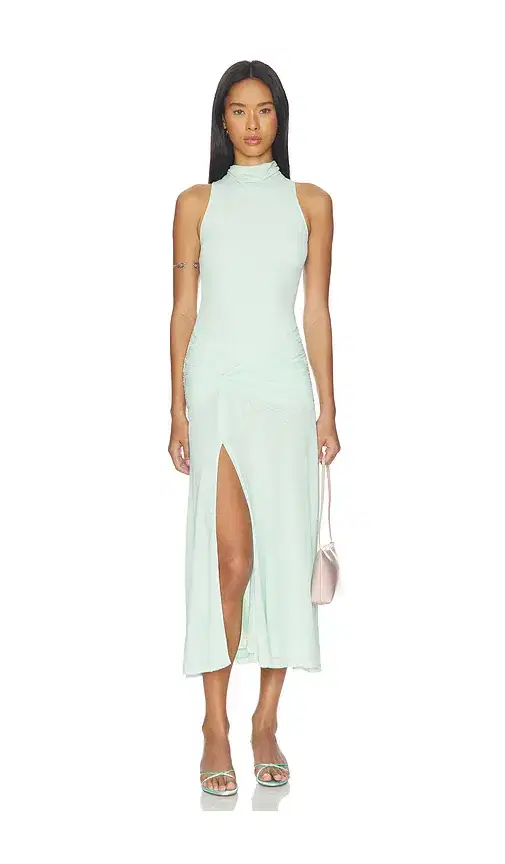Leanna Mesh Midi Dress