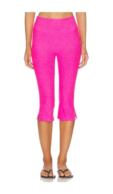 Beyond Yoga Spacedye Midi Rise Slit Pedal Pusher Pants | Thumbnail 1 Beyond Yoga Spacedye Midi Rise Slit Pedal Pusher Pants | Thumbnail 1