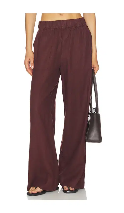Beyond Yoga Easy Wide Leg Linen Pant