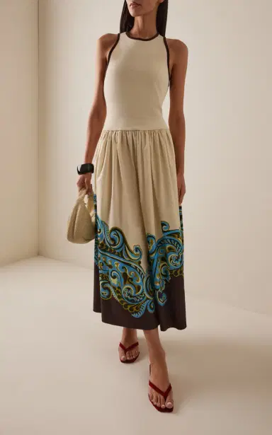 ALÉMAIS Natalia Cotton Midi Tank Dress | Thumbnail 2 ALÉMAIS Natalia Cotton Midi Tank Dress | Thumbnail 2