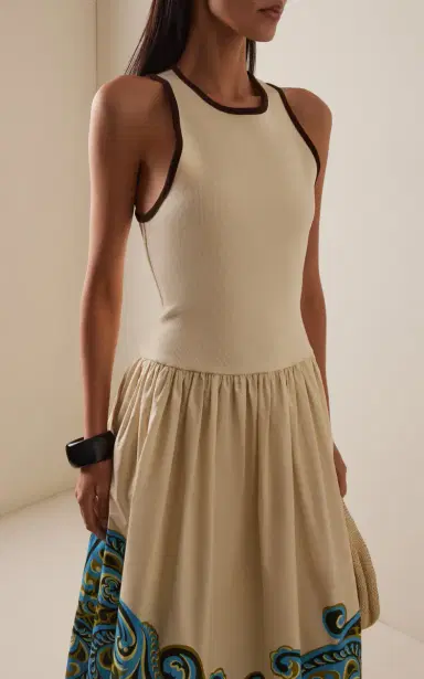 ALÉMAIS Natalia Cotton Midi Tank Dress | Thumbnail 3 ALÉMAIS Natalia Cotton Midi Tank Dress | Thumbnail 3