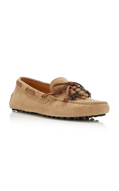 Tod's Suede Driving Loafers | Thumbnail 4 Tod's Suede Driving Loafers | Thumbnail 4